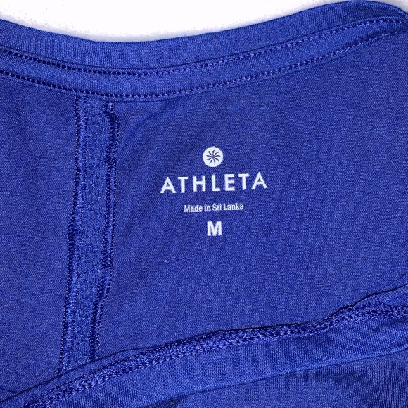 Athleta Blue Workout Top - Picture 3 of 3